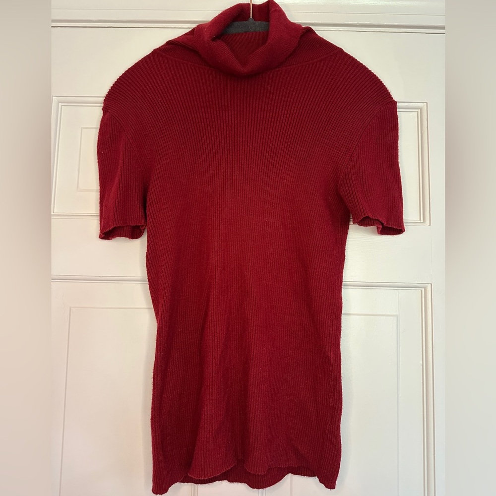 Michael Kors Women’s Turtleneck Sweater in Rich Red